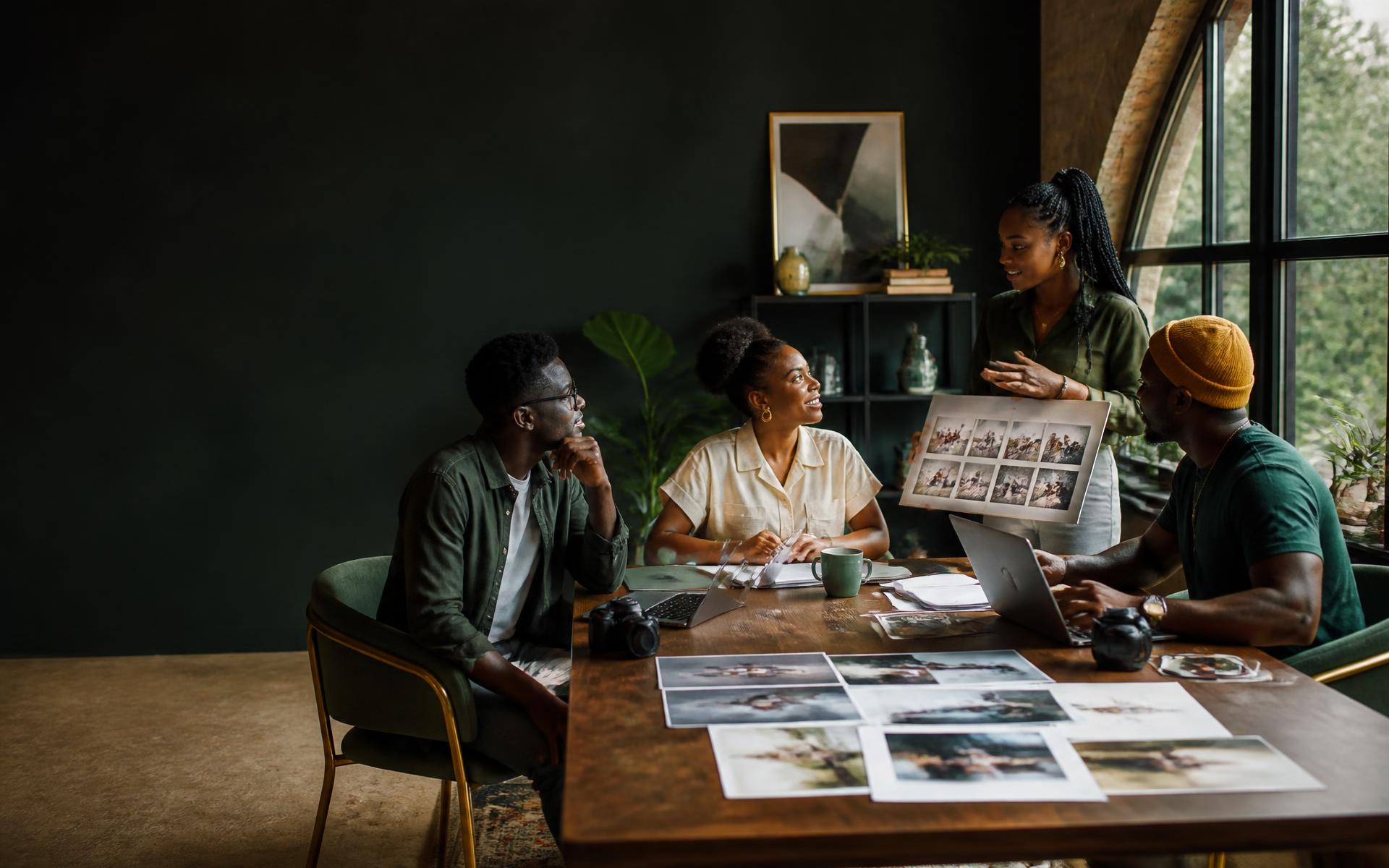 Tembo Media Solutions team planning a campaign in Nairobi